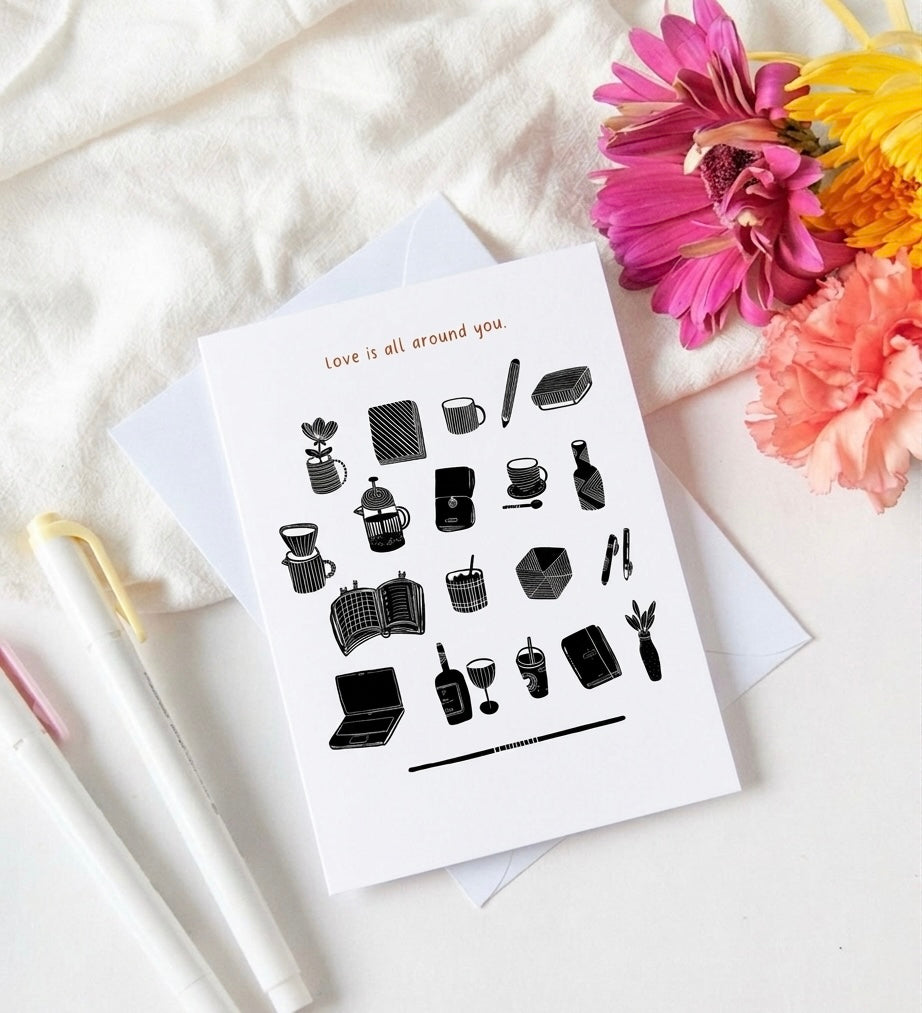 Love All Around You Card