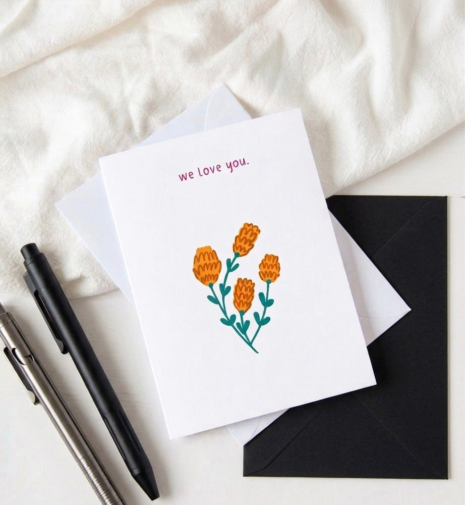 Yellow blooms Card