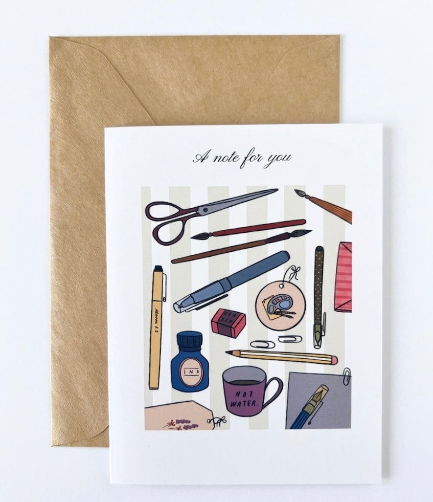 A Note for You Card